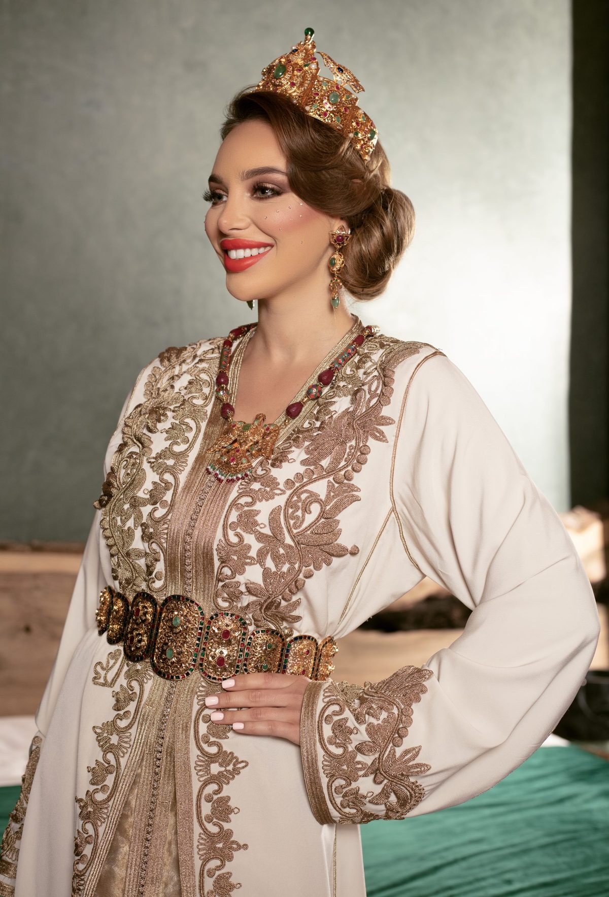 Moroccan bride styled at Zine O'Zine